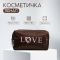 Косметичка «LOVE» 18x5x9, на молнии