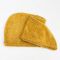 Чалма для сушки волос Этель «Меланж», цв.желтый, 65*25 см, 100% п/э