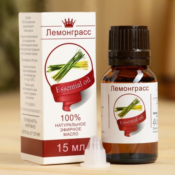 Эфирное масло "Лемонграсс" 15 мл, флакон-капельница, аннотация Эфирное масло "Лемонграсс" 15 мл, флакон-капельница, аннотация