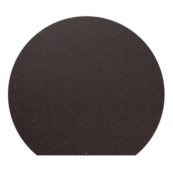 Лист притопочный, круглый, чёрный, сталь 1,2 мм, 90 х 80 см Лист притопочный, круглый, чёрный, сталь 1,2 мм, 90 х 80 см