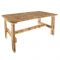 Стол к набору "Дачный" 120 см, сосна обожженый лакированный
