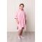 Халат-пончо для девочки, размер 60х80 см, махра, цвет розовый