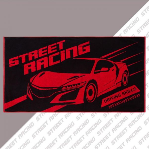 Полотенце махровое Этель Street racing, 70х130 см, 100% хлопок, 420гр/м2