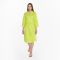 Халат вафельный женский Экономь и Я рукав 3/4, размер 42-44, салатовый, 100% хлопок, 200г/м2