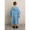 Халат-пончо для мальчика, размер 80 ? 60 см, голубой, махра