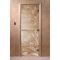 Дверь «Камышевый рай», размер коробки 190 ? 70 см, правая, цвет прозрачный