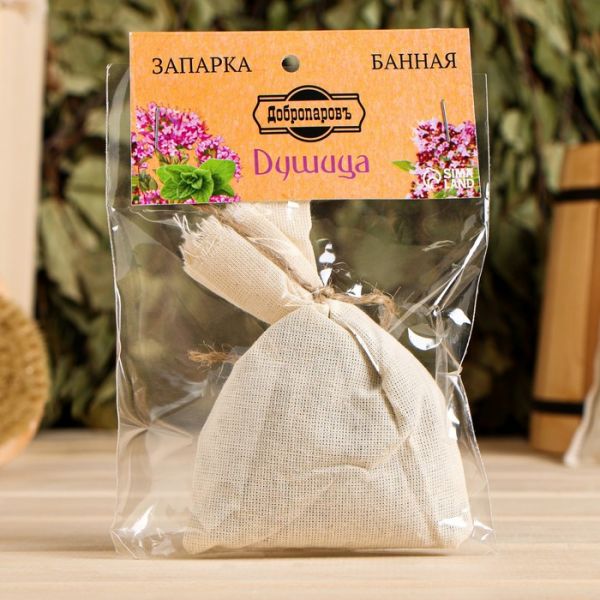 Запарка для бани натуральная "Душица" 30 гр Запарка для бани натуральная "Душица" 30 гр