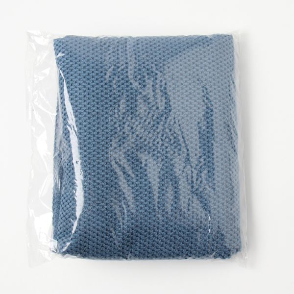 Полотенце Этель, цв. синий, 55х90 см, 100% полиэстер, 300 г/м2