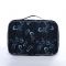 Косметичка на молнии, цвет чёрный/синий