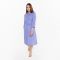 Халат вафельный женский «Экономь и Я» рукав 3/4 цвет сиреневый р. 42-44, хл 100%, 200 г/м?