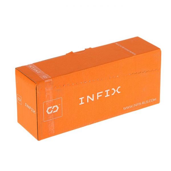 Саморез конструкционный INFIX, 6х100 мм, потай, Torx30, жёлтый цинк