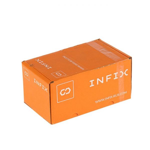 Саморез конструкционный INFIX, 6х100 мм, потай, Torx30, жёлтый цинк