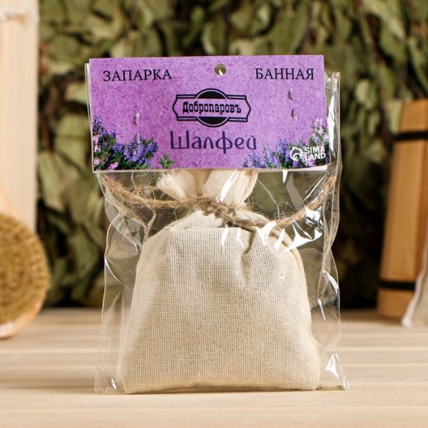 Запарка для бани натуральная "Шалфей" 30 гр Запарка для бани натуральная "Шалфей" 30 гр