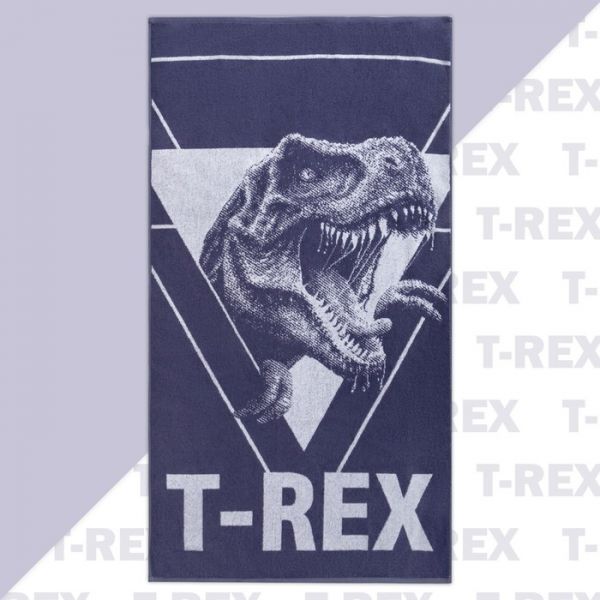 Полотенце махровое Этель T-REX, 70х130 см, 100% хлопок, 420гр/м2 Полотенце махровое Этель T-REX, 70х130 см, 100% хлопок, 420гр/м2