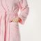 Халат махровый Экономь и Я женский, размер 50-52 цвет нежно-розовый, 100% хлопок, 320 гр/м2
