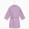 Халат вафельный детский Крошка Я "Boho" размер 30 (98-104 см) цвет сиреневый, 100% хлопок 290 г/м2