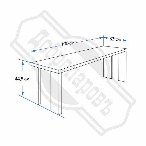 Лавка деревянная складная из сосны "Добропаровъ" 140х33х44.5 см, для бани, нагрузка до 100кг