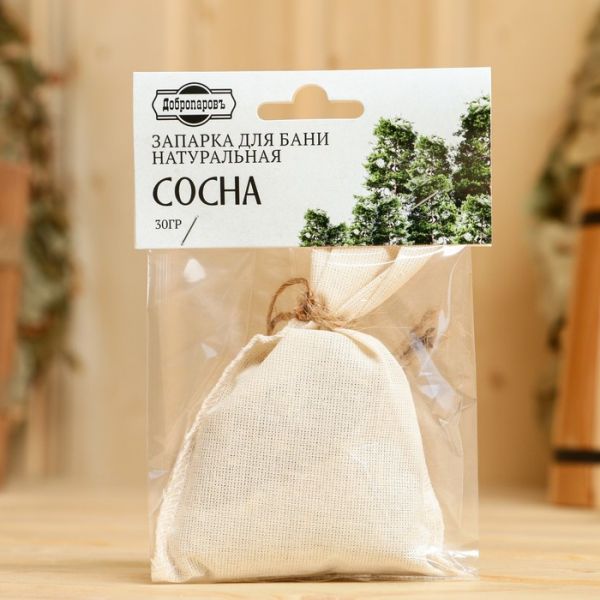 Запарка для бани натуральная "Сосна" 30 гр Запарка для бани натуральная "Сосна" 30 гр